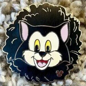 Disney Cat Pin 2007 - Figaro Hidden Mickey Pin, Great Condition